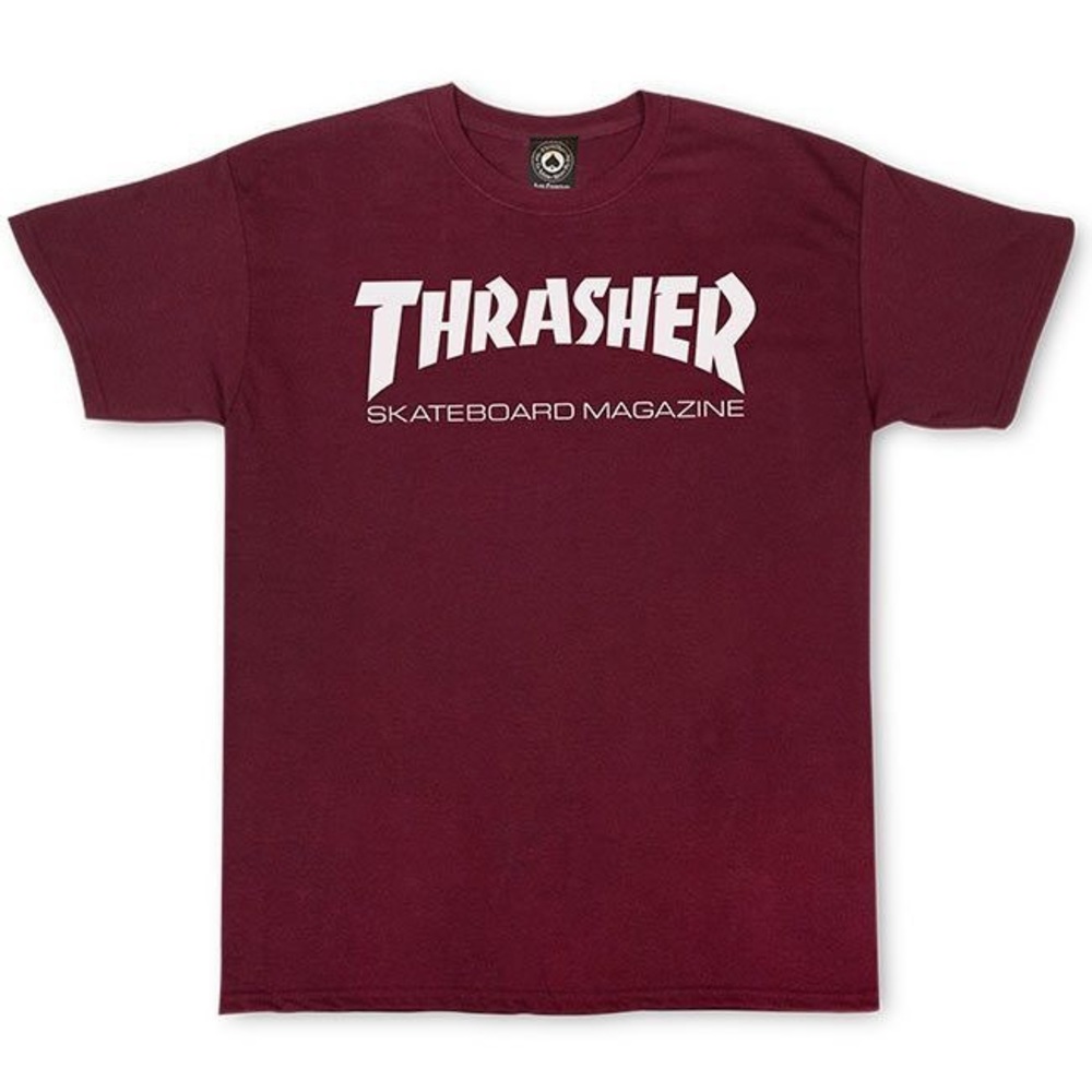 maroon thrasher shirt